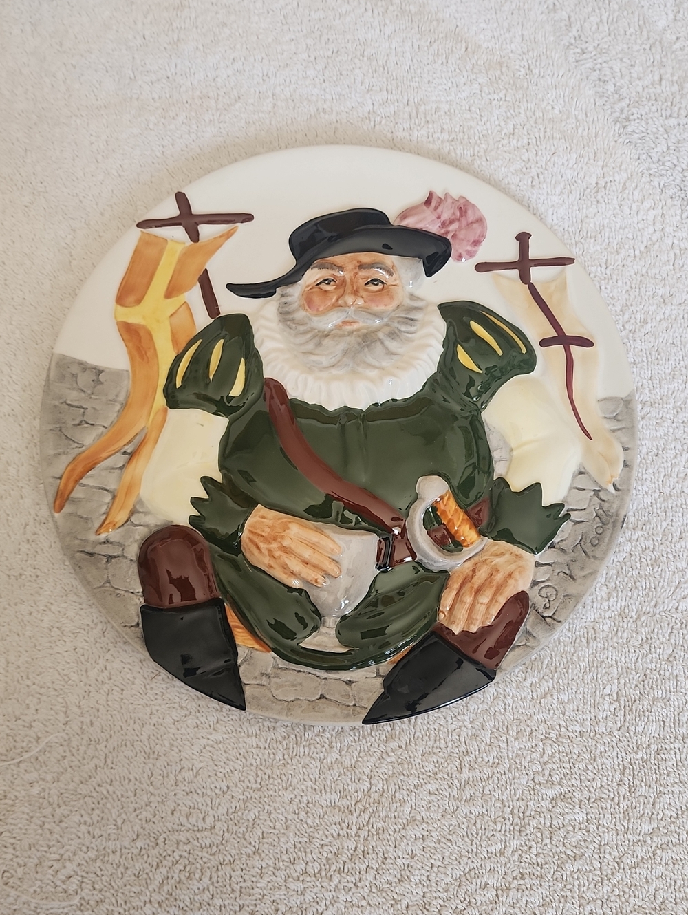 FALSTAFF TOBY PLATE CoLLECTION 2nd Issue Plate In The series With DAVENPORT
